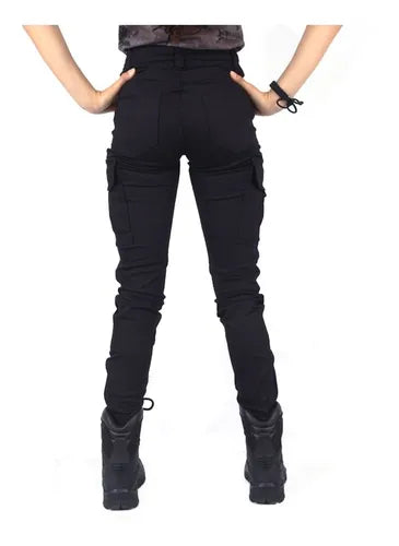 Calça Feminina Elegante Estilo Bélica