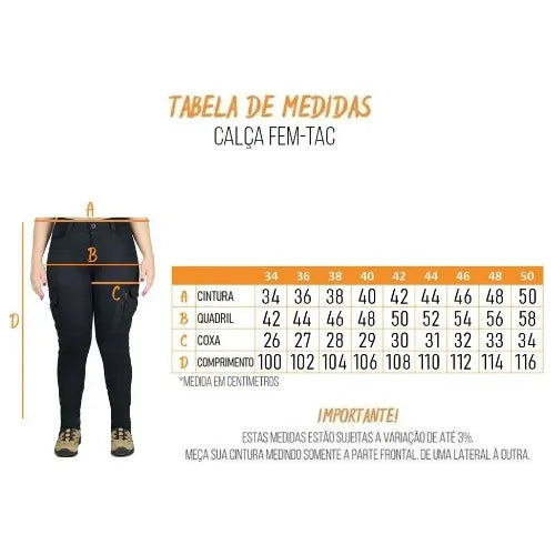 Calça Feminina Elegante Estilo Bélica