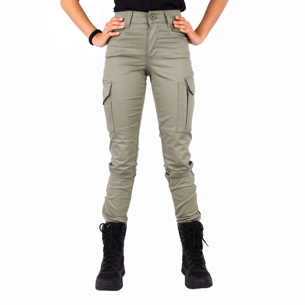 Calça Feminina Elegante Estilo Bélica